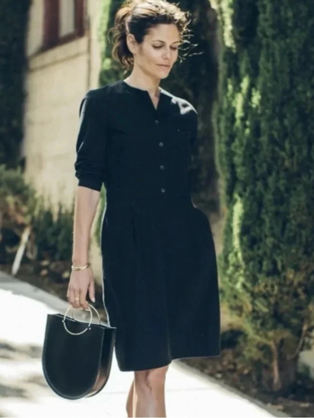 Taylor Stitch Juniper dress small black